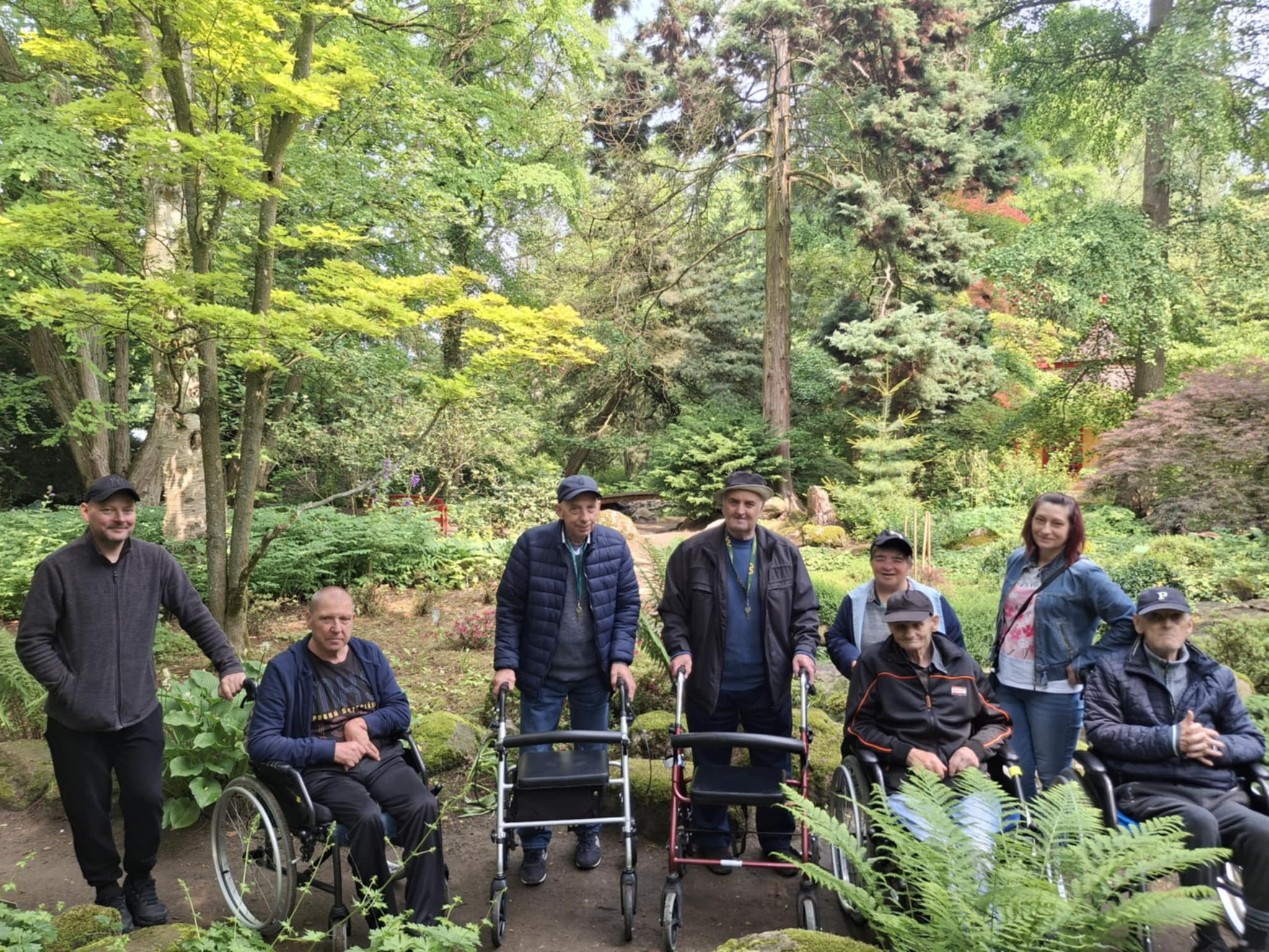 wycieczka do ogrodu w Przelewicach